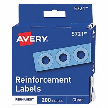 AVERY Hole Reinforcement Roll Clear PK200, 35X424