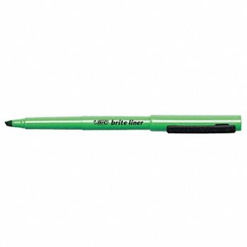 BIC Highlighter Flourescent Green PK12, 35X937