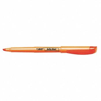 BIC Highlighter Flourescent Orange PK12, 35X938