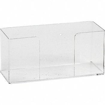 BRADY Glove Dispenser Acrylic Clear 5 in H, 35XL97
