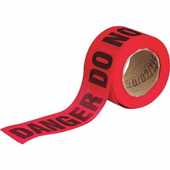 BRADY Barricade Tape Danger Do Not Enter 3inW, 35XM19