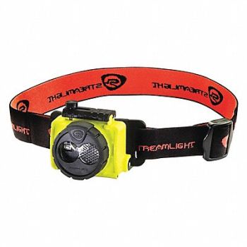 STREAMLIGHT Headlamp Polycarbonate Yellow 125lm, 35XM74