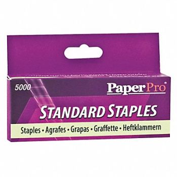 PAPERPRO Staples 1/4 in Leg PK5000, 35Y693