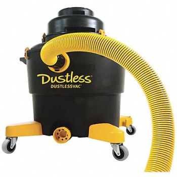 DUSTLESS TECHNOLOGIES--LOVE LESS ASH CO Dust Extractor 16 gal Plastic 131 cfm, 35YK86
