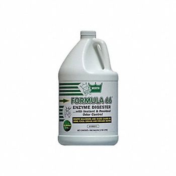 WERTH SANITARY SUPPLY Odor Waste Digester Jug 1 gal Liq PK4, 35YL19