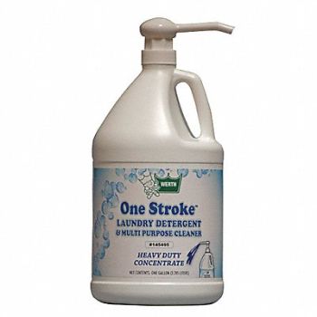 WERTH SANITARY SUPPLY Laundry Detergent Jug 1 gal PK4, 35YL25