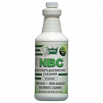 WERTH SANITARY SUPPLY Bathroom Cleaner 1 qt. Bottle PK12, 35YL31