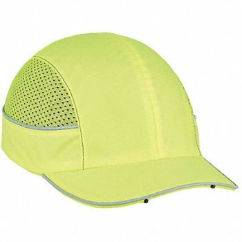 SKULLERZ BY ERGODYNE J6837 Bump Cap Baseball Hi-Vis Green, 35YZ43