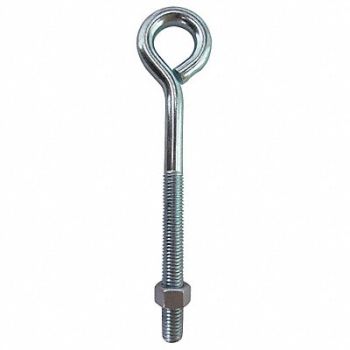 GRAINGER APPROVED RT EYE BLT ZP Nut Shank D 3/8 in PK10, 35Z561