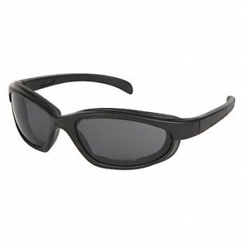 MCR SAFETY Safety Glasses Gray, 35ZA41