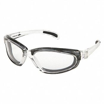 MCR SAFETY Safety Glasses Clear, 35ZA42