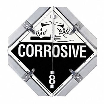 LABELMASTER Full Frame Flip Placard Holder 13-1/2 H, 35ZG69