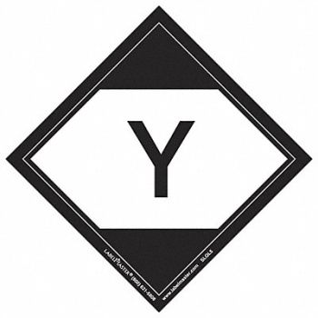 LABELMASTER DOT Label Ltd Quantities 3-15/16 W, 35ZL06