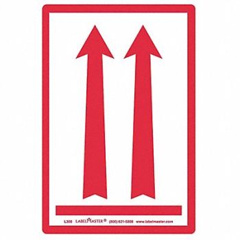 LABELMASTER Instructional Label Arrows PK500, 35ZL21