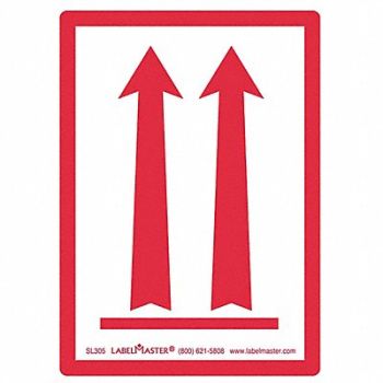 LABELMASTER Instructional Label Arrows PK500, 35ZL30