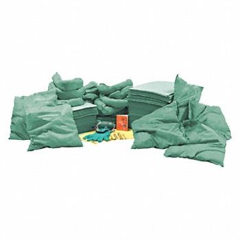 CONDOR Spill Kit Refill Chem/Hazmat, 35ZR89
