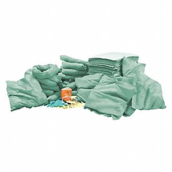 CONDOR Spill Kit Refill Chem/Hazmat, 35ZR91