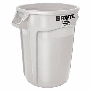 RUBBERMAID COMMERCIAL PRODUCTS J2223 Utility Container 32 gal White, 35ZU67