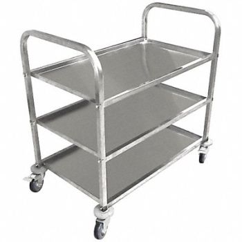 GRAINGER APPROVED Food Service Cart Stainless Steel 450 lb, 35ZW26