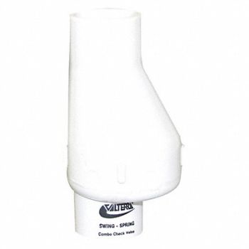 VALTERRA Spring Swing Check Valve PVC 1 Slip, 35ZY62