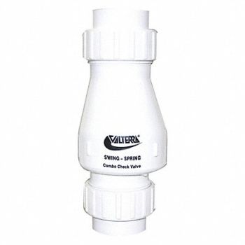 VALTERRA Spring Swing Check Valve PVC 2 Union, 35ZY73