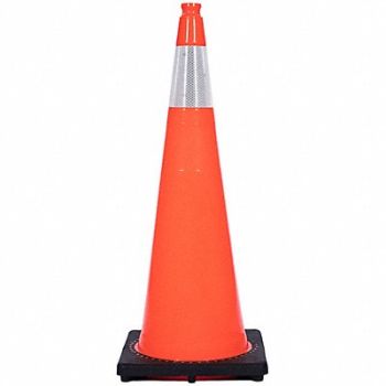 GRAINGER APPROVED Traffic Cone 10 lb Orange Cone Color, 53WN72