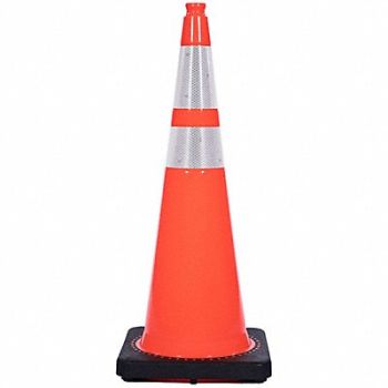 GRAINGER APPROVED Traffic Cone 12 lb Orange Cone Color, 53WN85