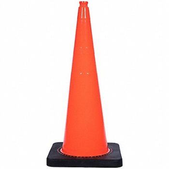 GRAINGER APPROVED Traffic Cone 12 lb Orange Cone Color, 53WN76
