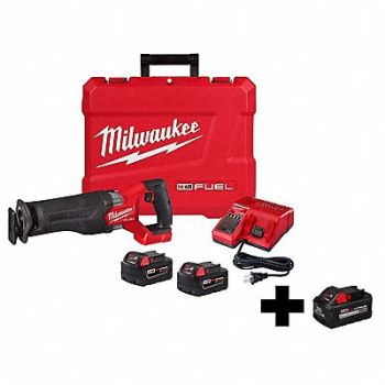 MILWAUKEE M18 SAWZALL Reciprocating Saw Kit, 361AW8