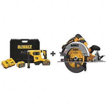 DEWALT Rotary Hammer 60.0V SDS Max Chuck Li-Ion, 361CL2