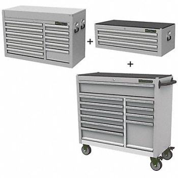 WESTWARD Rolling Cabinet Interemediate/Top Chest, 361LN0