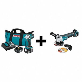 MAKITA 18V LXT BL 1/2 Impact Wrench Kit, 361YD5