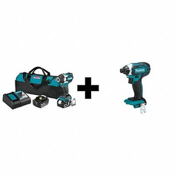 MAKITA 18V LXT BL 1/2 Impact Wrench Kit, 361YD9