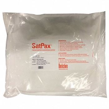 BERKSHIRE Custom Wipes SatPax 1200 12x12 30 Sheets, 361YM4