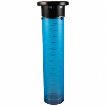 GRAINGER APPROVED Cup Dispenser 5 1/4 in H Black, 799YX9