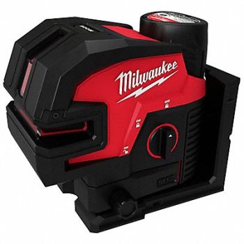 MILWAUKEE Cross Line Laser Kit Green Range 165 ft, 801NE4