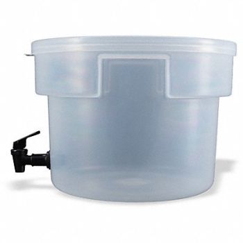 CARLISLE Round Dispenser 3 gal See-Thru, 212H71