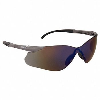 JACKSON SAFETY Safety Glasses Blue Lens, 368XY0
