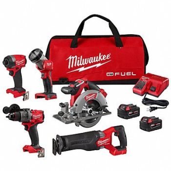 MILWAUKEE Combo 5-Tool Kit, 800U04