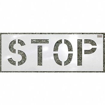 C.H. HANSON Stencil Stop 24 x 12 In., 36A405