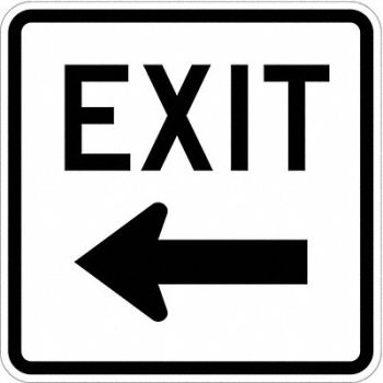 LYLE Exit Sign For Parking Lots 18 x 18, 36A804