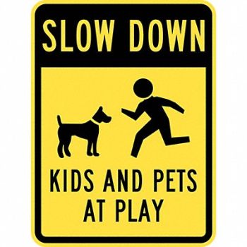 LYLE Kids and Pets at Play Sign 24 x 18, 36A807
