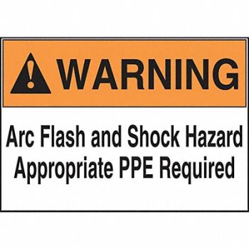 ACCUFORM Arc Flash Labels Roll 3.5inx5in PK100, 36A949