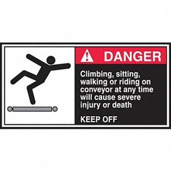 ACCUFORM CEMA Label 2 1/2 in x 5 in Vinyl PK5, 36A952