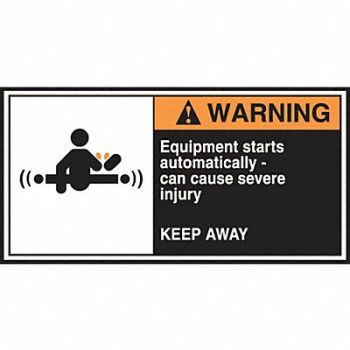 ACCUFORM CEMA Label 2 1/2 in x 5 in Vinyl PK5, 36A955