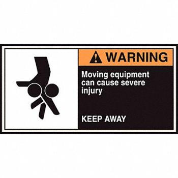 ACCUFORM CEMA Label 2 1/2 in x 5 in Vinyl PK5, 36A962