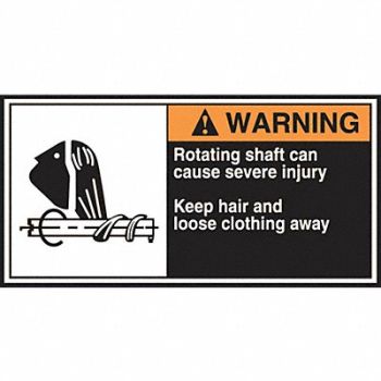 ACCUFORM CEMA Label 2 1/2 in x 5 in Vinyl PK5, 36A964