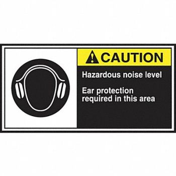 ACCUFORM CEMA Label 2 1/2 in x 5 in Vinyl PK5, 36A971