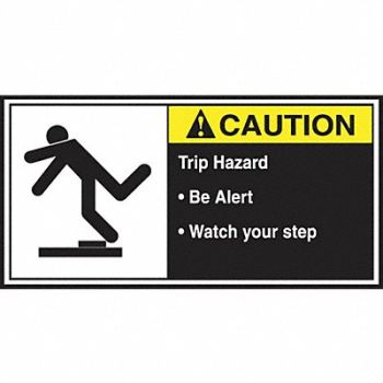 ACCUFORM CEMA Label 2 1/2 in x 5 in Vinyl PK5, 36A974