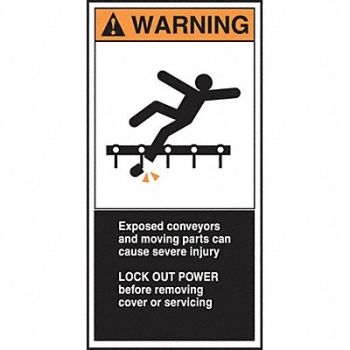 ACCUFORM CEMA Label 6 in x 3 in Vinyl PK5, 36A977